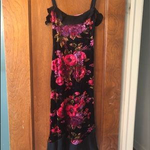 Vintage Betsey Johnson velvet slip dress size P